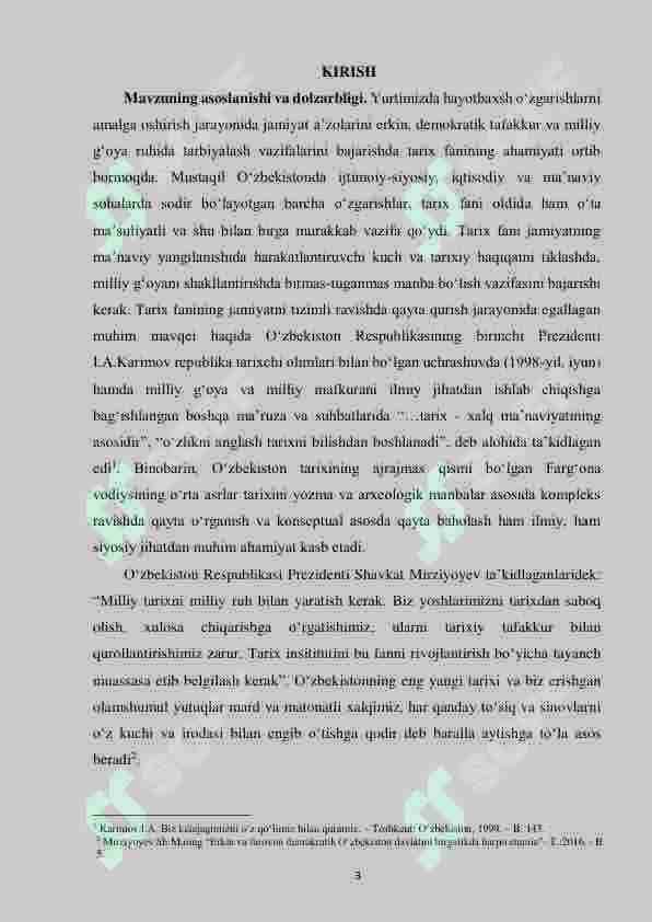 Arablar istilosi davri Farg‘onadagi ijtimoiy-iqtisodiy va madaniy hayot tarixining tadqiq etilishi 3