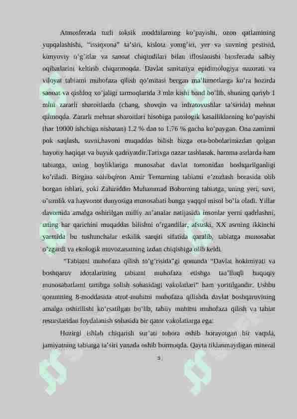 EKOLOGIK MUHIT BUZILISHINING ASOSIY OMILLARI 5