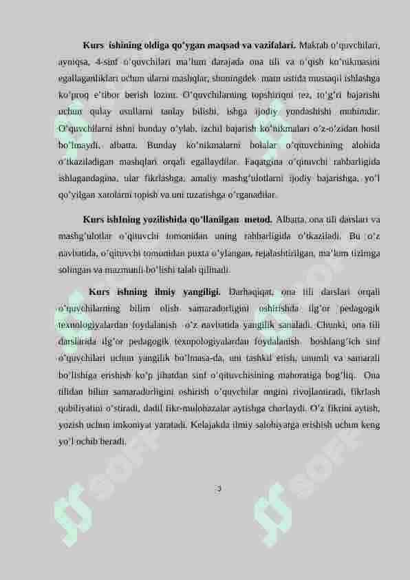 Boshlang’ich sinflarda “Gap” mavzusini o’rgatish metodikasi 3