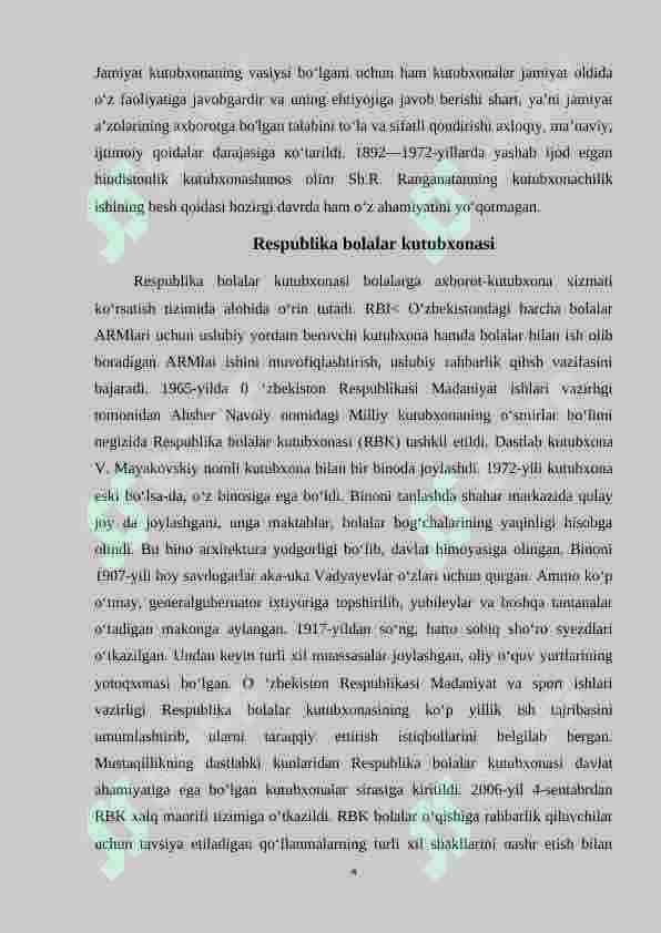 Respublika bolalar kutuxonasi xizmat  ko`rsatish  bo`limi 4
