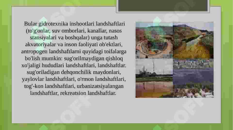 O’ZBEKISTONDA TEXNOGEN LANDSHAFTLAR 6