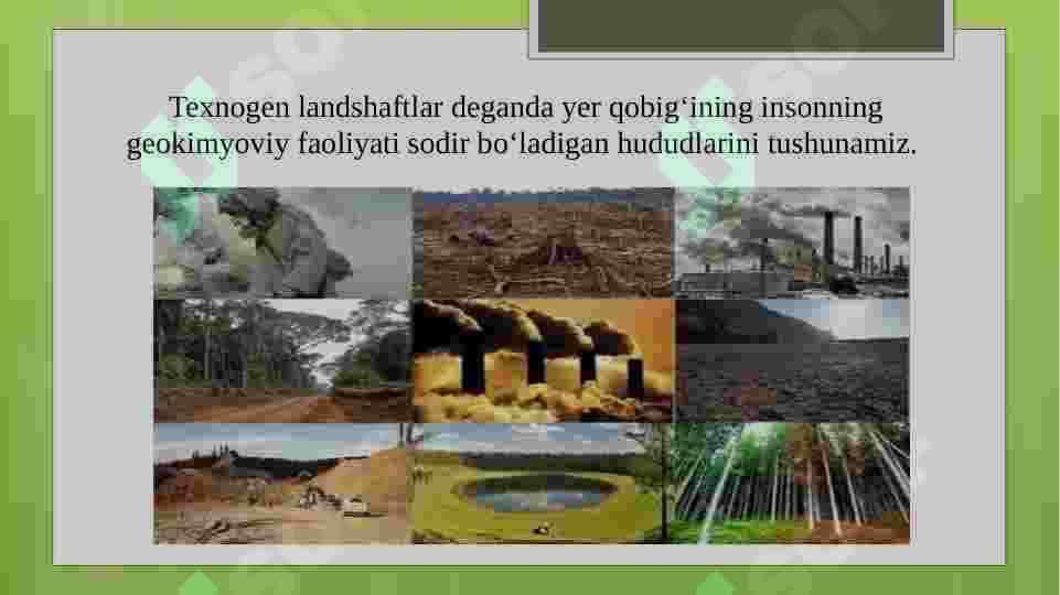 O’ZBEKISTONDA TEXNOGEN LANDSHAFTLAR 7