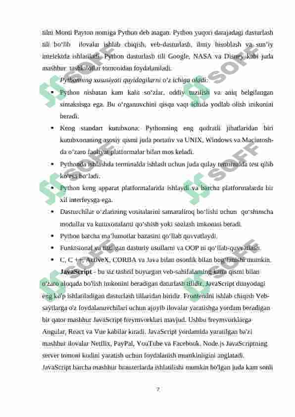 Elektron tijorat ma'lumotlar bazasini loyihalash 8