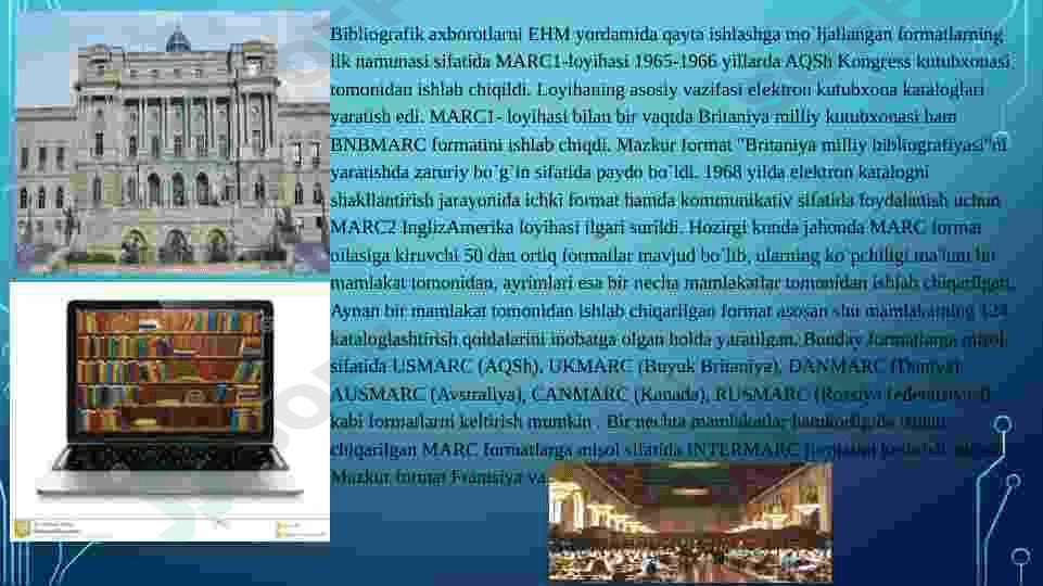 Bibliografik ma’lumotlarni taqdim etish formatlari 3