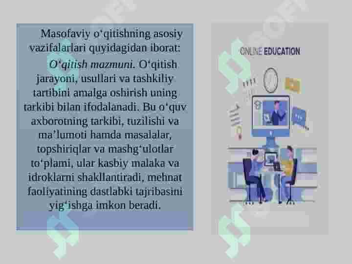 Respublikada masofaviy ta’limning rivojlanishi va bu sohada olib borilgan kompleks chora-tadbirlar 4
