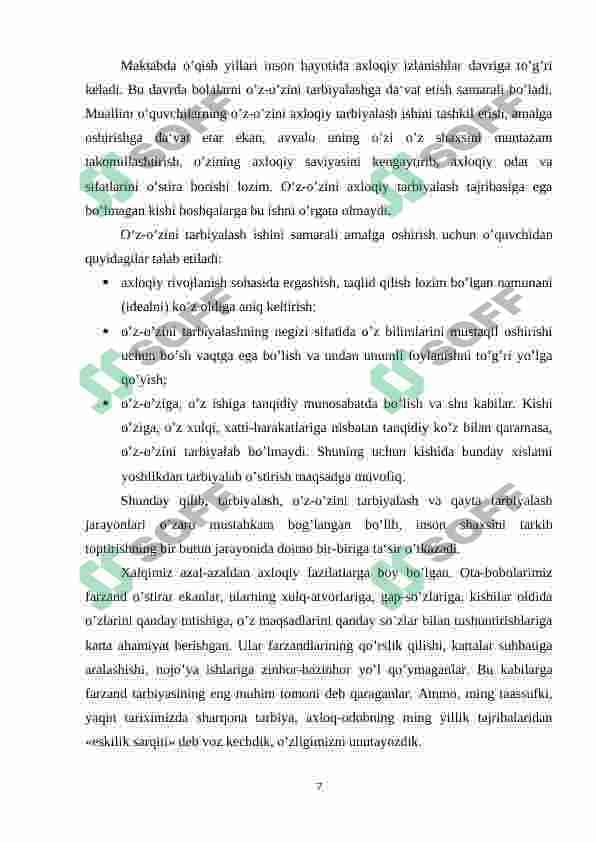 Boshlang'ich sinf o'quvchilarida mehnat terbiyasi 7