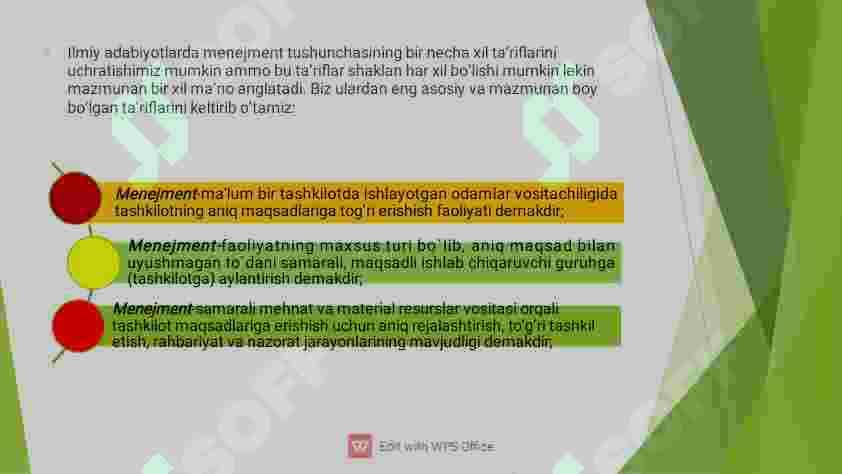 Maktabgacha taʼlimda menejment fanining predmeti obʼekti maqsadi vazifalari va bishqa fanlar tizimida tutgan oʻrnimenejment 4