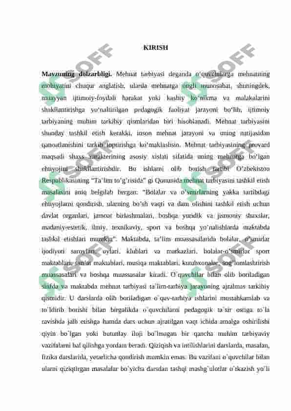 KOMIL INSONNI SHAKLLANTIRISHDA MEHNAT TARBIYASINING O’RNI 2