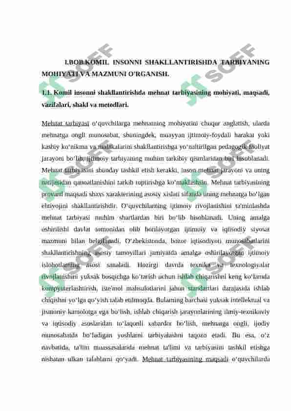 KOMIL INSONNI SHAKLLANTIRISHDA MEHNAT TARBIYASINING O’RNI 5