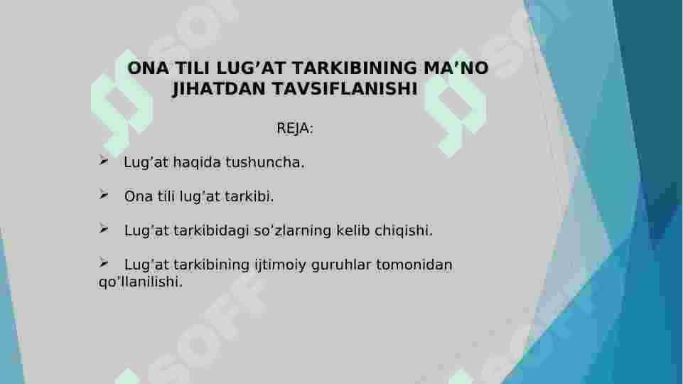 ONA TILI LUG’AT TARKIBINING MA’NO JIHATDAN TAVSIFLANISHI 2