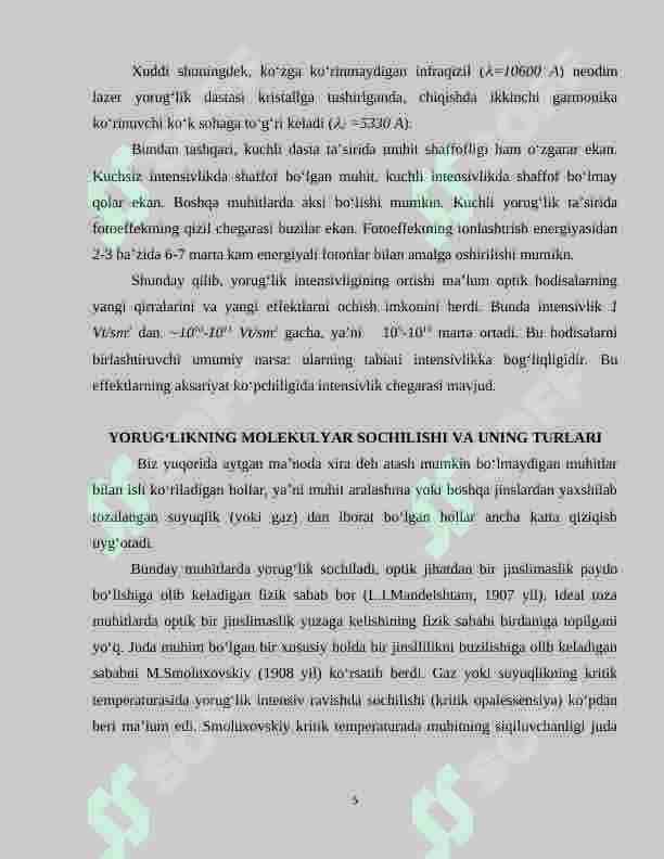 Molekulyar sochilish 5