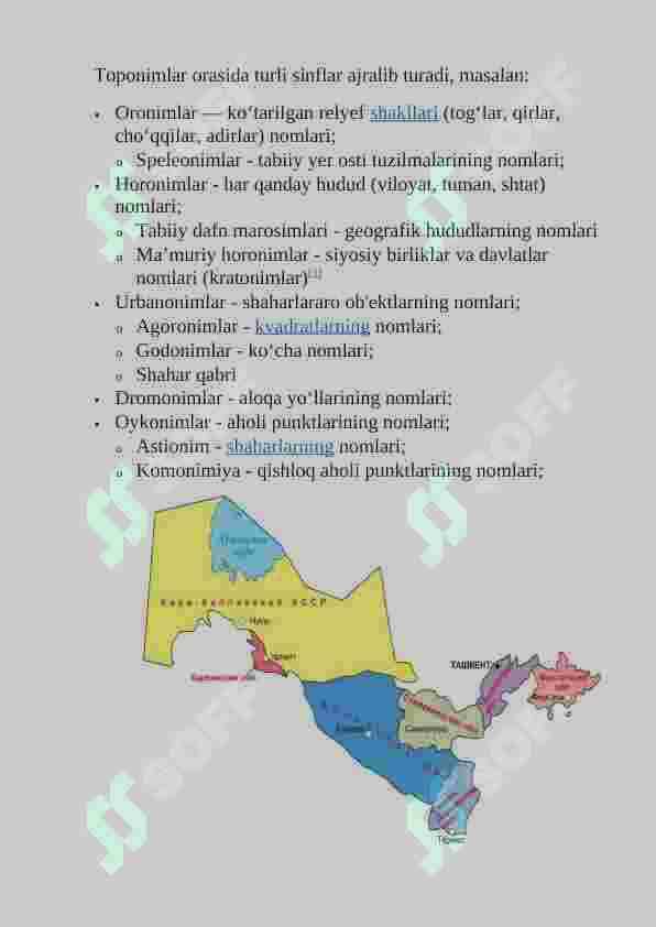 Buxoro viloyati toponimlari 3