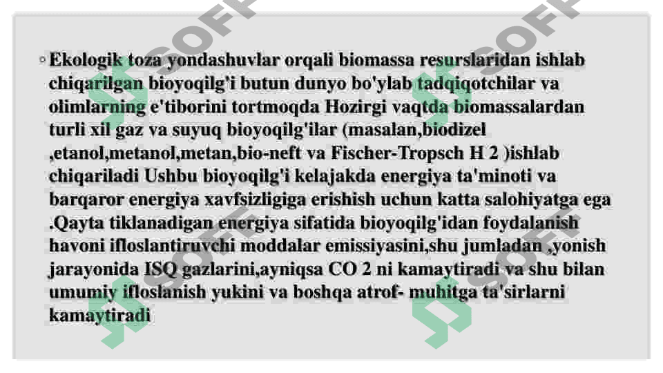Noan’anaviy usulda Bioyoqilg’I olish texnologiyasi 3