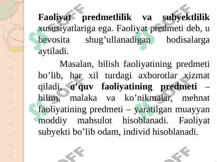 Harakat inson faoliyatning birligi sifatida. 3