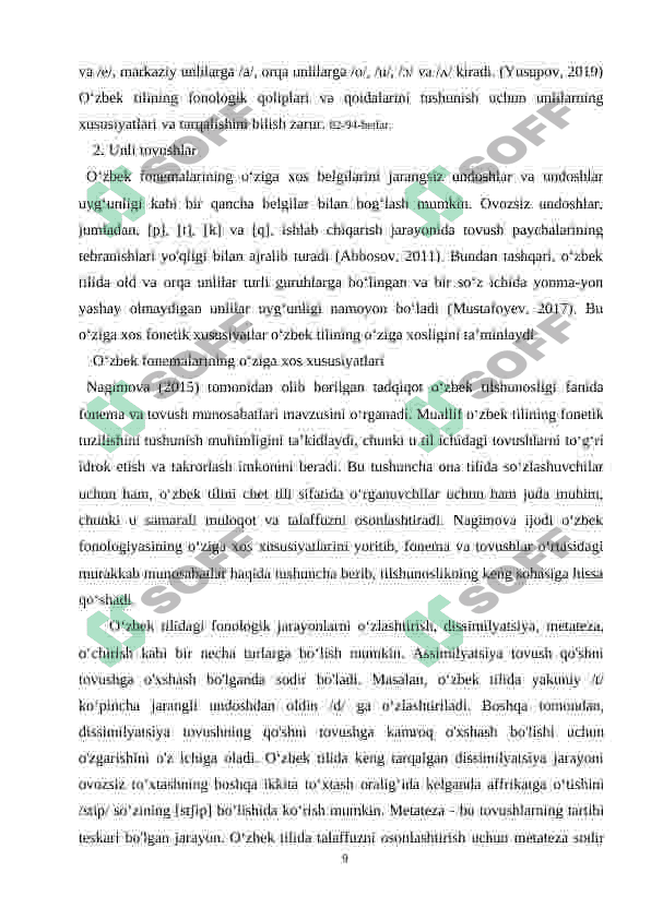 O'ZBEK FONETIKASI 7