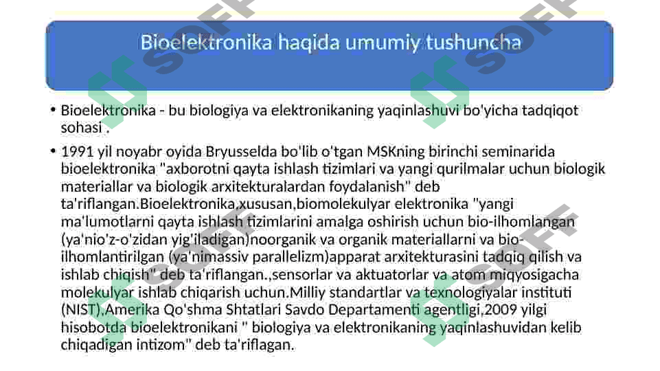 Bioelektronika 2