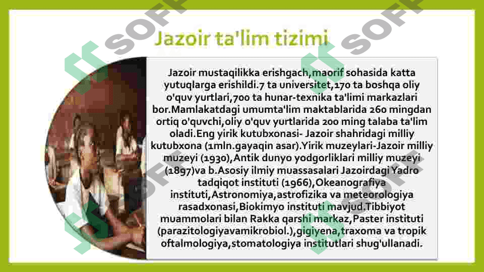 Afrika mamlakatlarida ta’lim-tarbiya jarayonlari 2