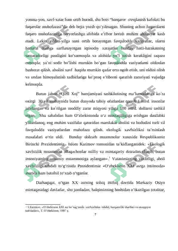 texnogen tusdagi favqulodda vaziyatlar 7