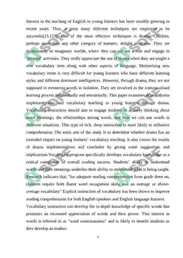 BASED-TEACHING IN TEACHING ENGLISH VOCABULARY TO YOUNG LEARNERS 7