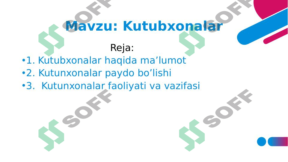 kutubxonalar 1