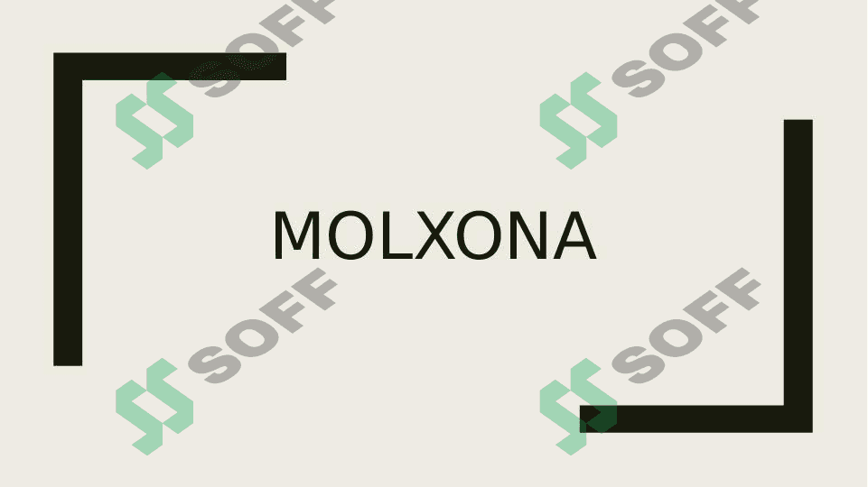 MOLXONA (roman) 1