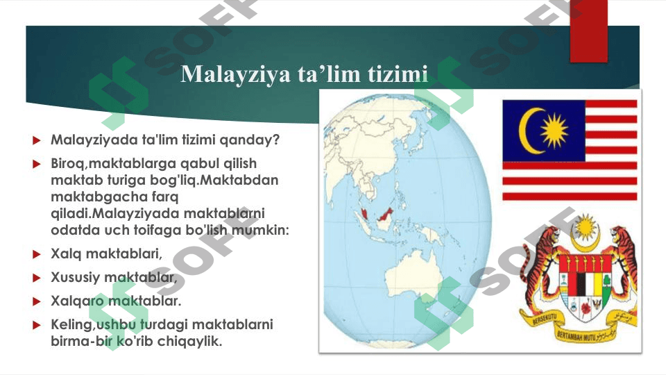 Malayziya ta’lim tizimi 1
