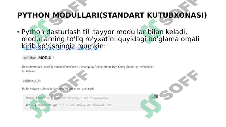 Pythonda modullar(package) bilan ishlash 4