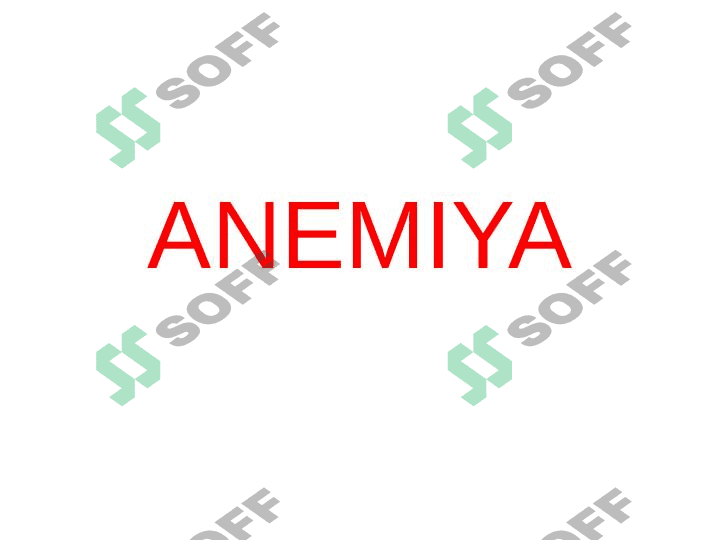 Anemiya 1