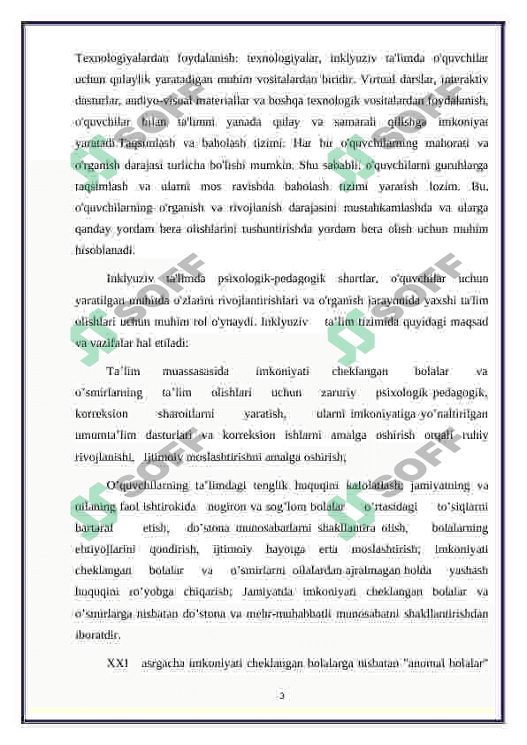 Alohida yordamga muhtoj bolani samarali inlyuziyasi uchun tashqi sharoitlar 3