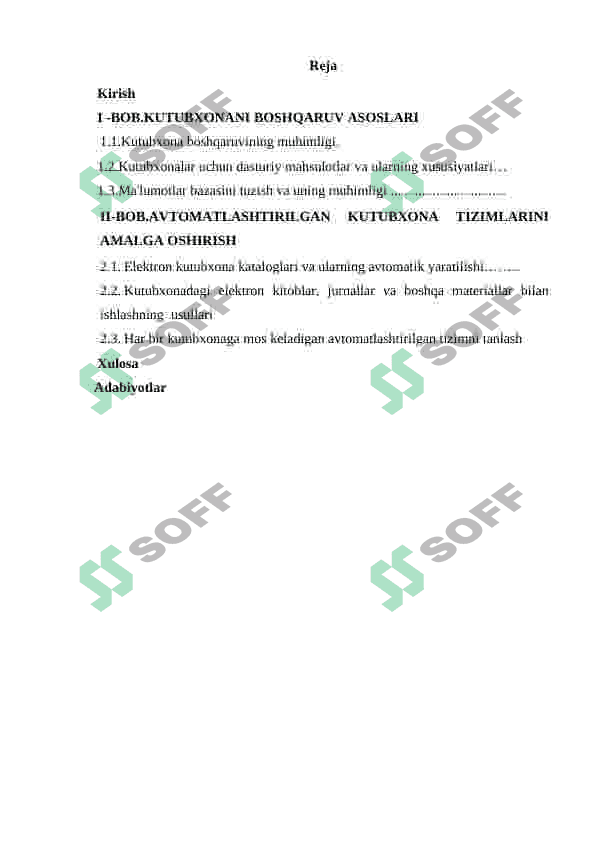 Kutubxonani avtomatlashtirilgan tizimi 2