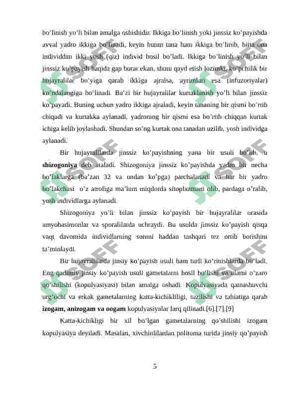 UMIRTQASIZ HAYVONLAR KELIB CHIQISHIDA FILOGENETIK BOG‘LIQLIGI 5