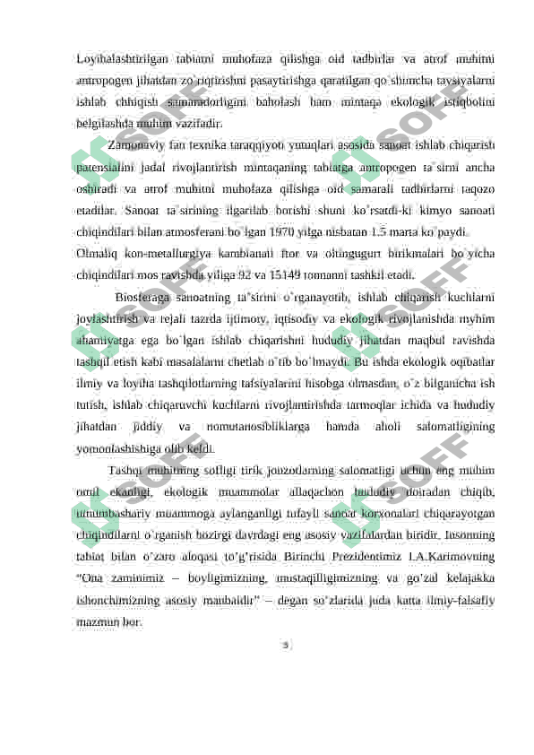 ekologik muhit buzilishining asosiy omillari 5