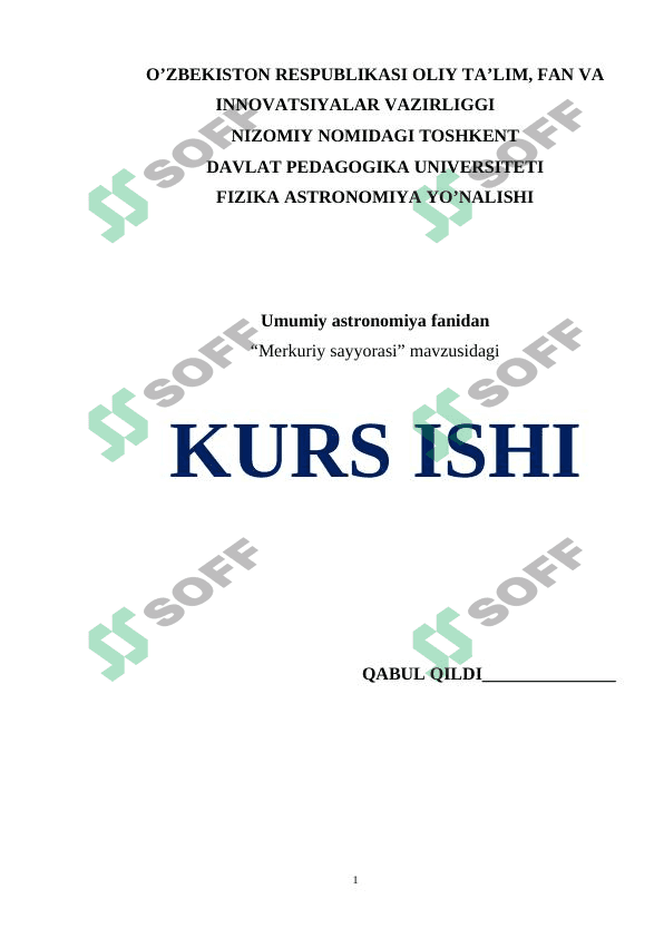 merkuriy sayyorasi 1