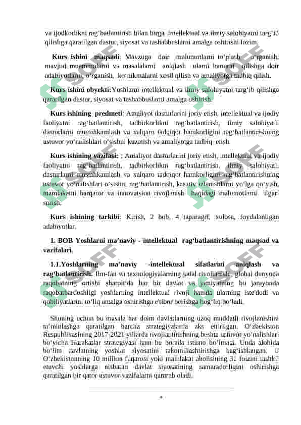 Yoshlarning maʼnaviy intellektual salohiyatni aniqlash 4