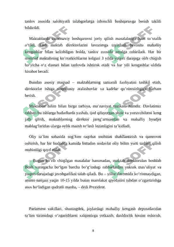 Ta'lim tizimi 8