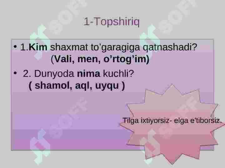 So'roq Olmoshi 7