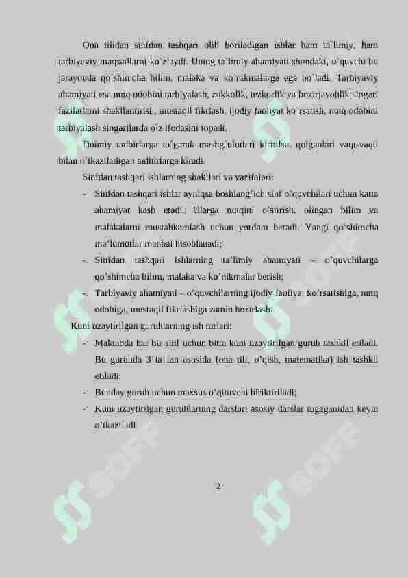 ona tili darslarida sinfdan tashqari ishlar 2