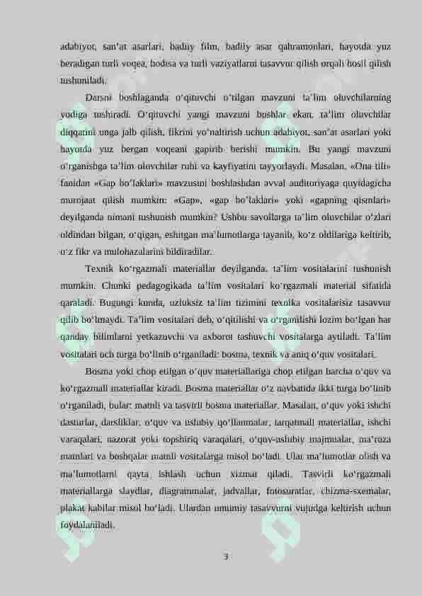 Ona tili darslarida ko’rsatmali qurollardan foydalanish 3