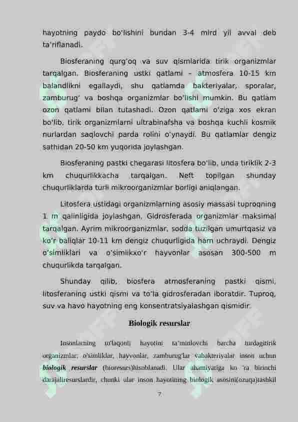 O`simliklarning inson va biosferadagi ahamiyati 7