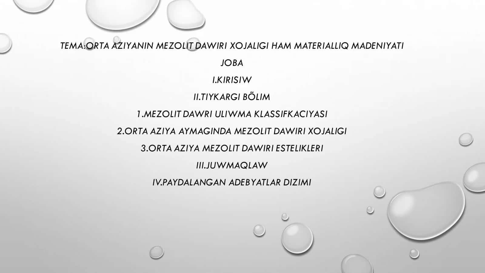 MEZOLIT DAWIRI XOJALIGI HAM MATERIALLIQ MADENIYATI 1