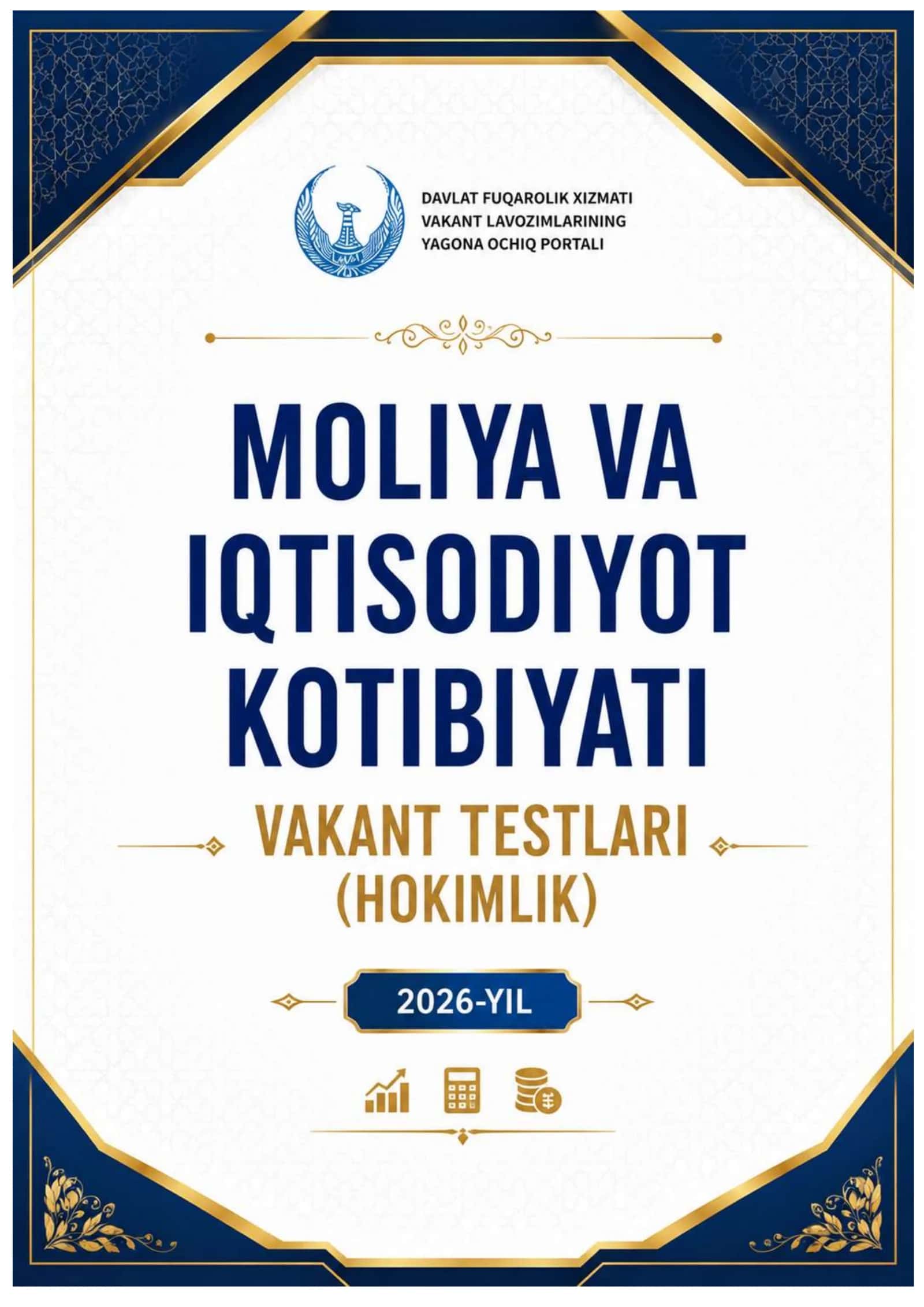ARGOS MOLIYA VA IQTISODIYOT KOTIBIYATI SUHBAT SAVOLLARI (HOKIMLIK) 2026 yil 1