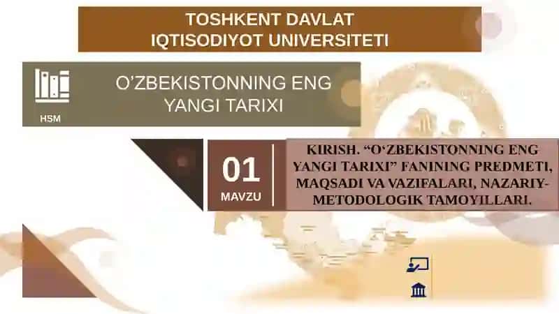 O’ZBEKISTON TARIXI