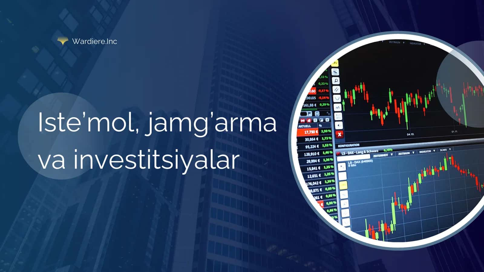 Iste’mol, jamg’arma va investitsiyalar 1