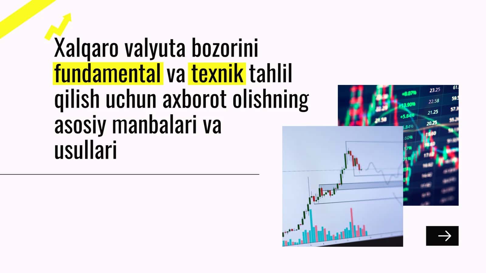 Xalqaro valyuta bozorini tahlil qilish 1