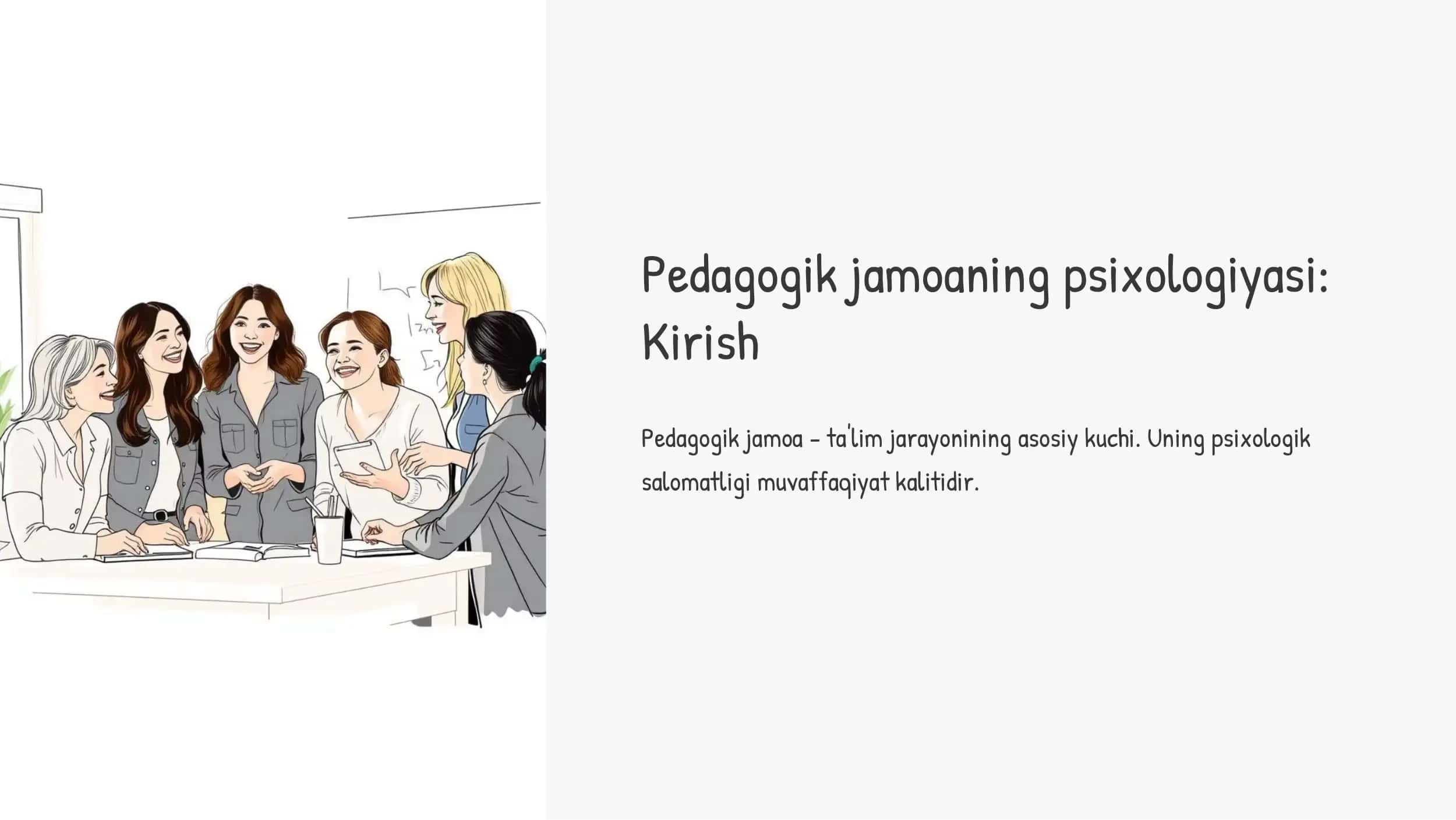 Pedagogik jamoaning psixologiyasi 1