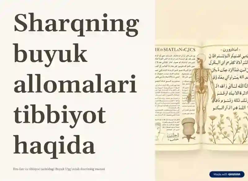 Ilm-fan va tibbiyot tarixidagi Buyuk Uyg'onish davrining merosi