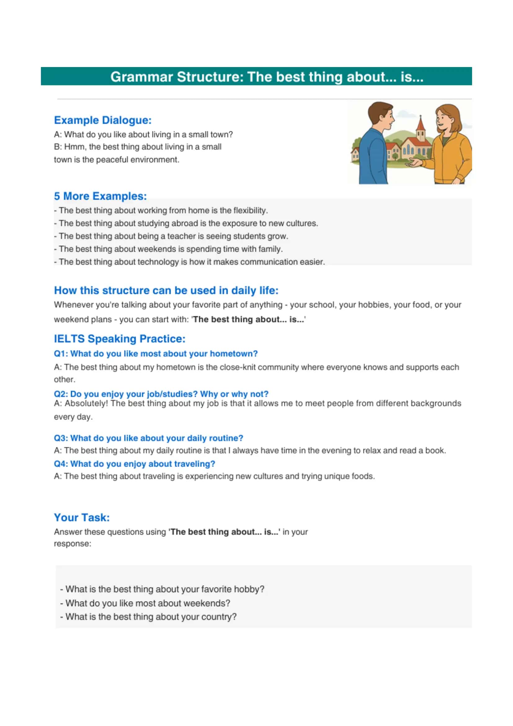 Speaking Grammar: gapirish uchun kerakli grammatik tuzilmalariingliz tili speaking grammar IELTS IELTS speaking ingliz tili grammatikasi maktab uchun o‘qituvchilar uchun o‘quvchilar uchun self study pdf material ingliz tili boshlang‘ich ingliz tili o‘rganish grammar practice speaking practice 1