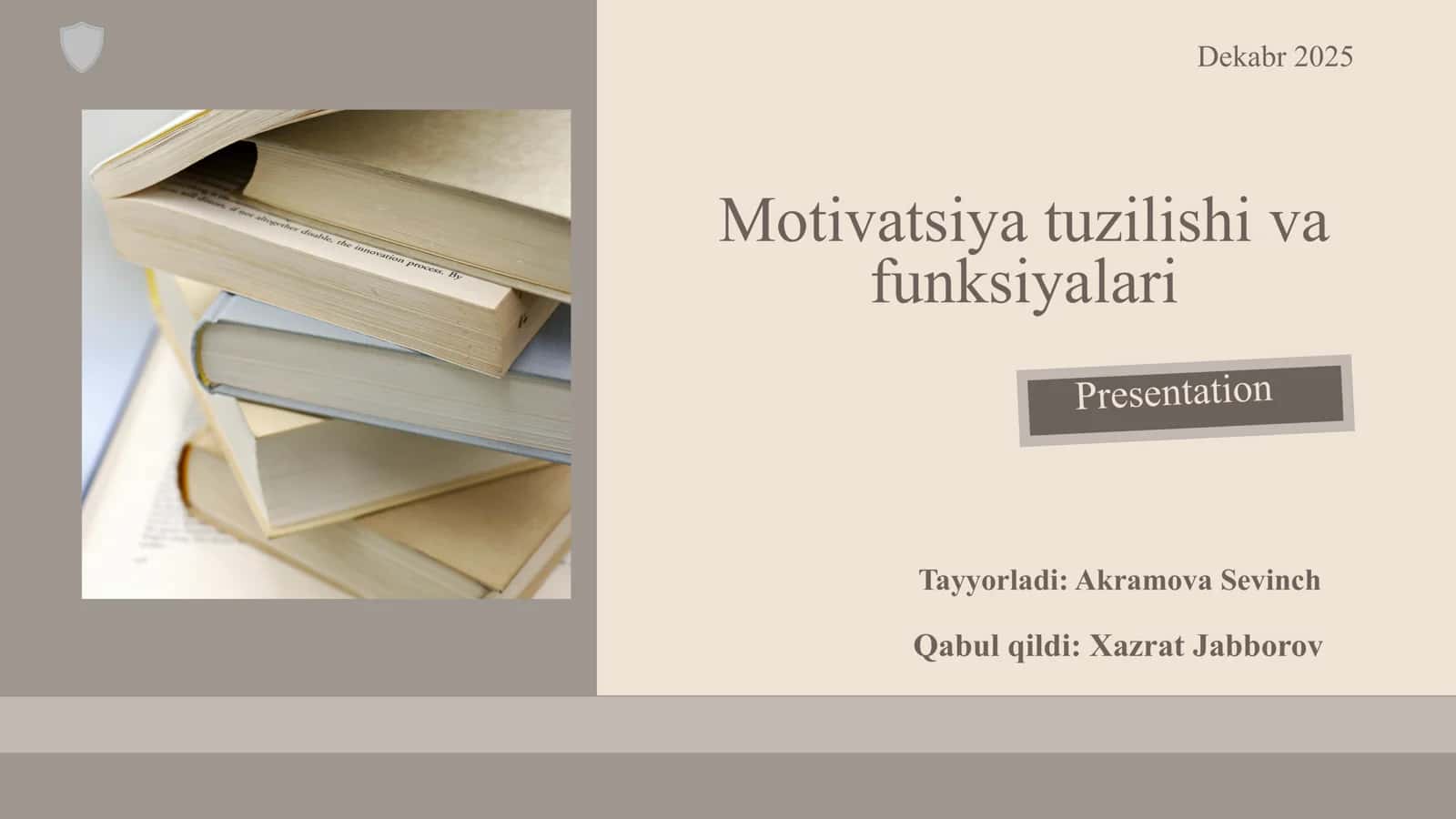Motivatsiya tuzilishi va funksiyalari 1