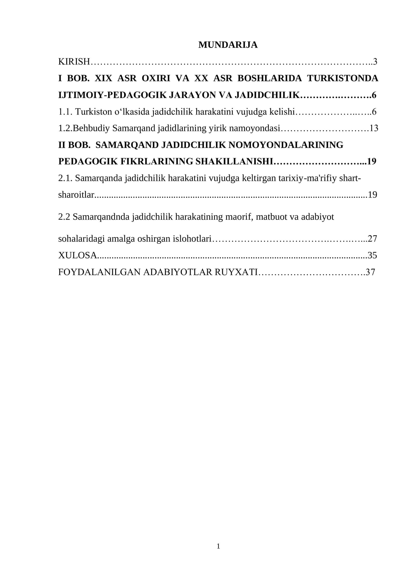 TURKISTONDA JADIDCHILIK FAOLIYATI SAMARQAND MISOLIDA 1