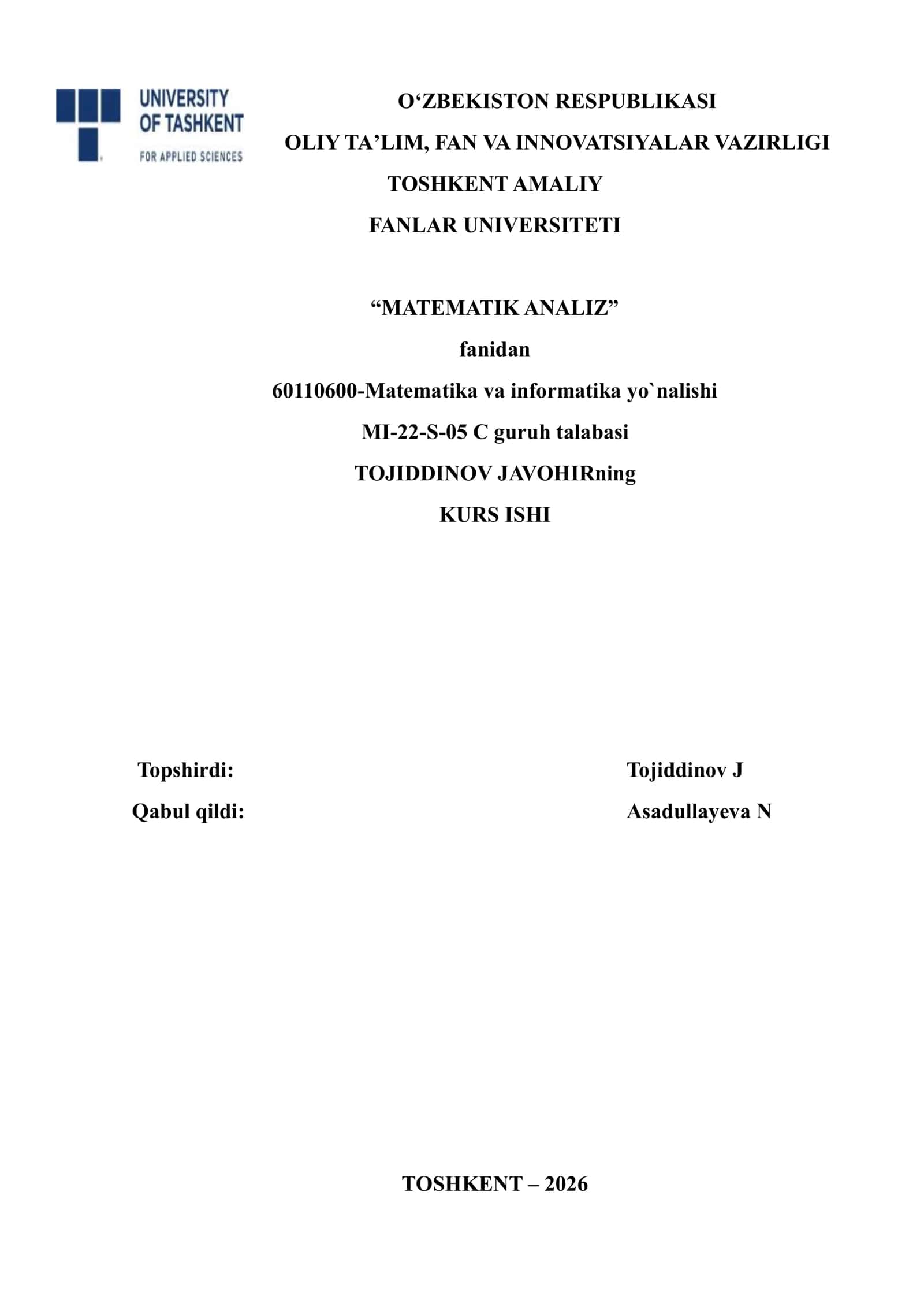 Maktab matematikasida amaliy mazmunli masalalarning o'rni 1